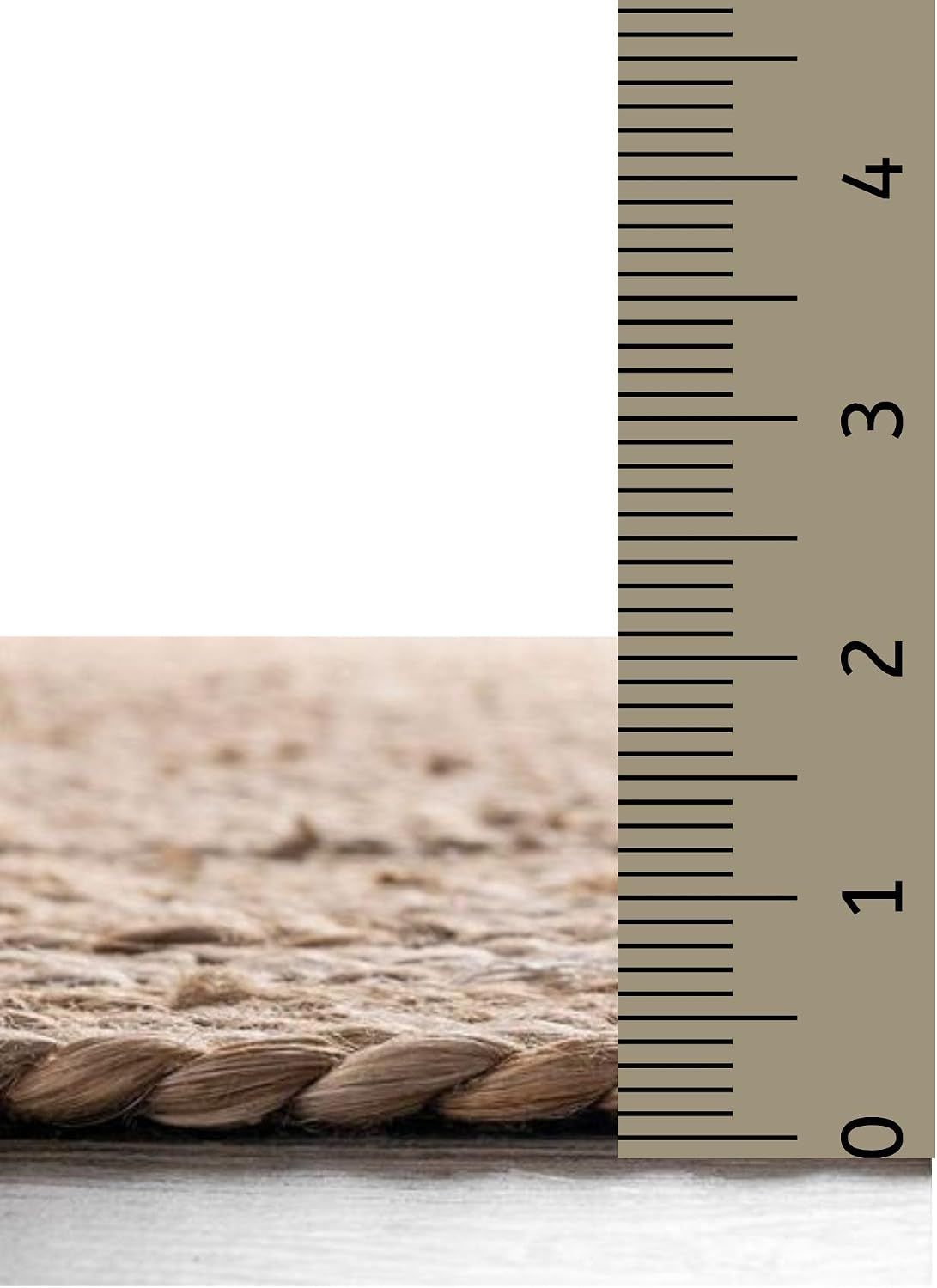 Handwoven Braided Natural Jute Rug