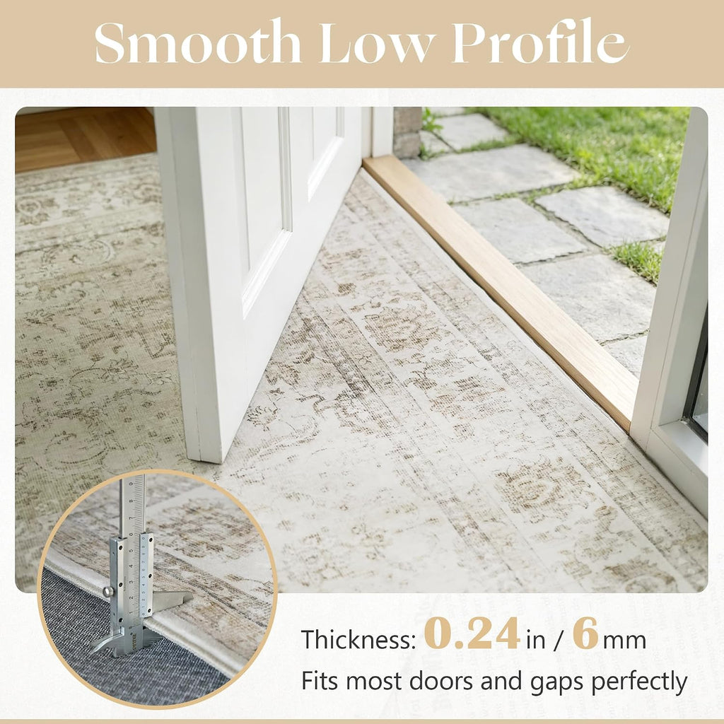 Farmhouse Washable Non Slip Runner Rug