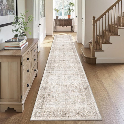 Boho Washable Non Slip Runner Rug