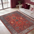 Washable Vintage Non Slip Low Pile Rug
