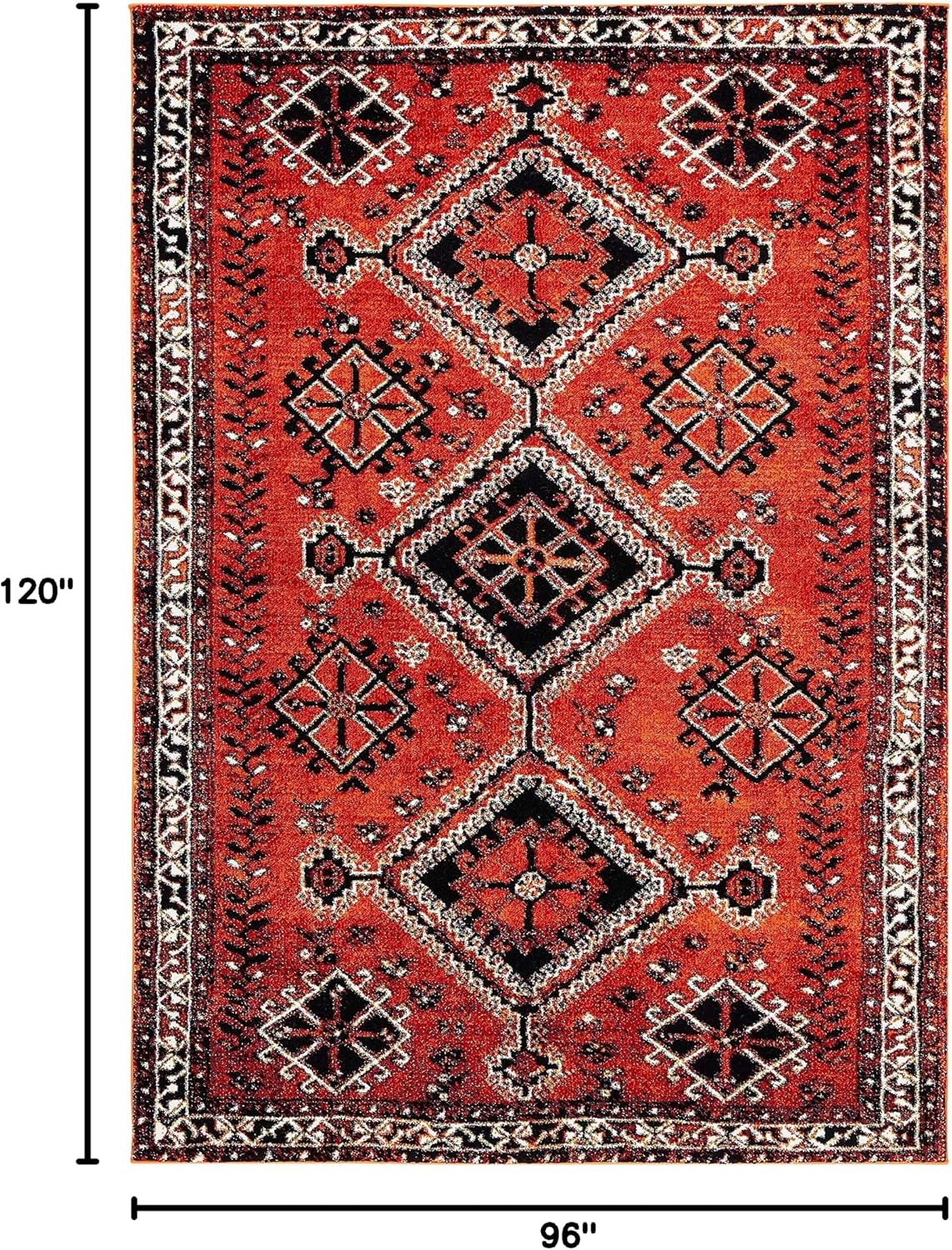 Vintage Oriental Traditional Area Rug