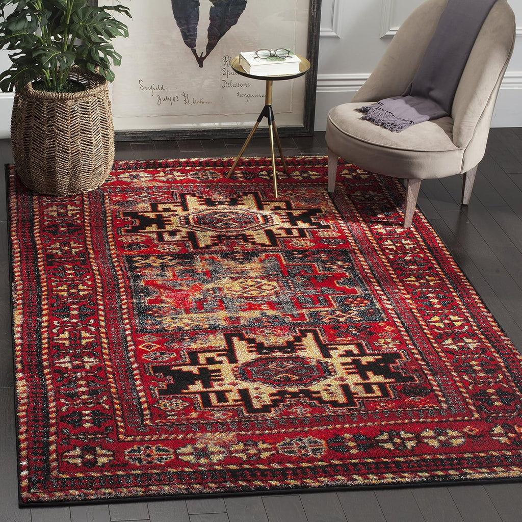 Vintage Persian Oriental Non Shed Rug