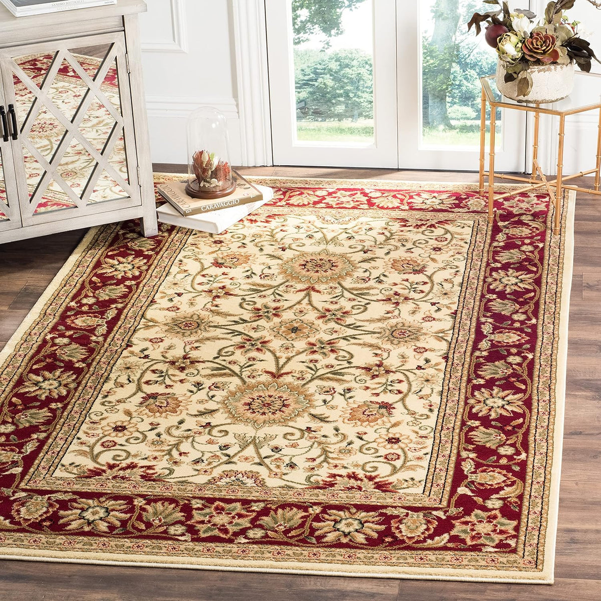 Traditional Oriental Non Shed Area Rug