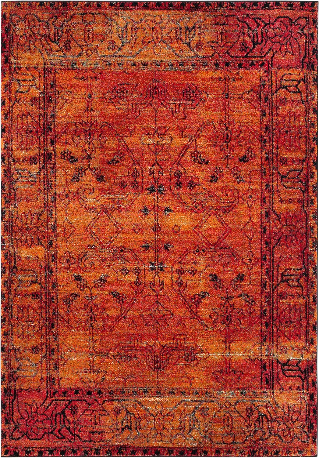 Vintage Persian Traditional Accent Area Rug